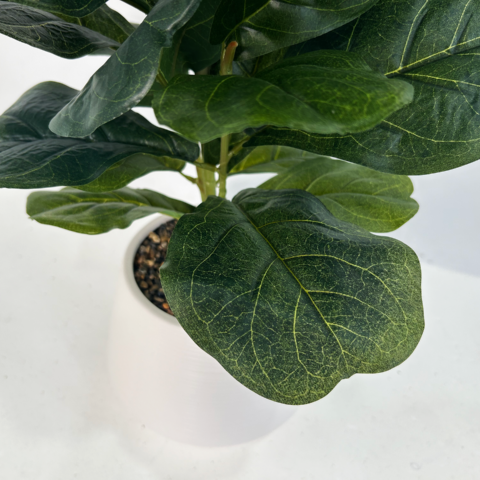 Potted Faux Fiddle Leaf