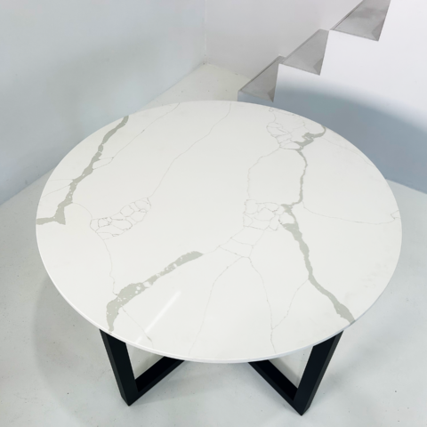 4-Seater Stone Dining Table