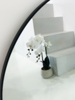 Black Round Wall Mirror