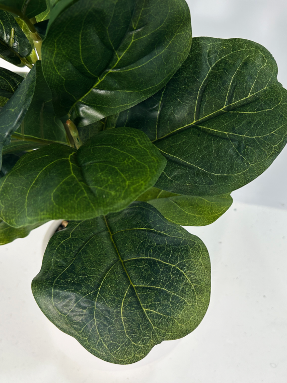 Potted Faux Fiddle Leaf