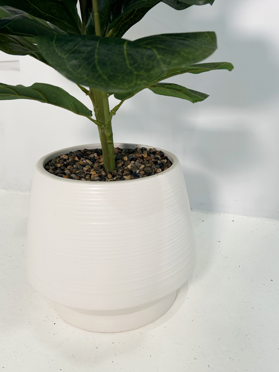 Potted Faux Fiddle Leaf