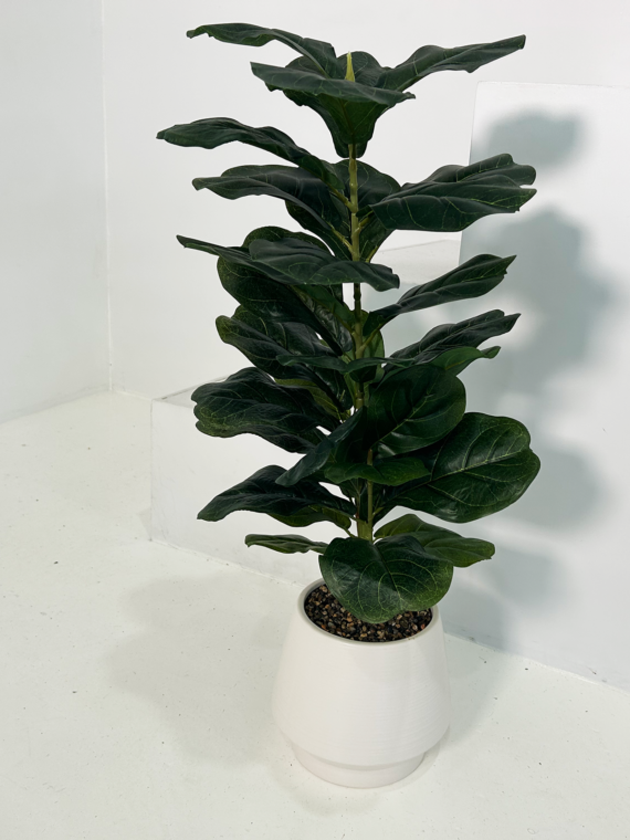 Potted Faux Fiddle Leaf