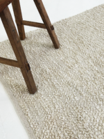 Cream Boucle Floor Rug