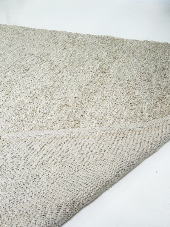 Cream Boucle Floor Rug
